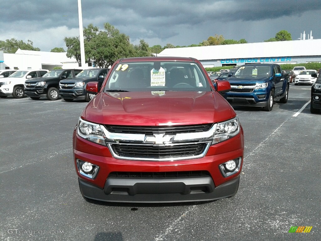 2019 Colorado LT Crew Cab - Cajun Red Tintcoat / Jet Black photo #8