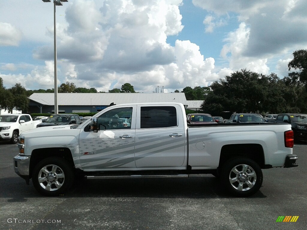 Iridescent Pearl Tricoat 2019 Chevrolet Silverado 2500HD LTZ Crew Cab 4WD Exterior Photo #130364564