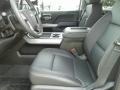 Jet Black Front Seat Photo for 2019 Chevrolet Silverado 2500HD #130364714