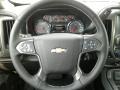 Jet Black 2019 Chevrolet Silverado 2500HD LTZ Crew Cab 4WD Steering Wheel