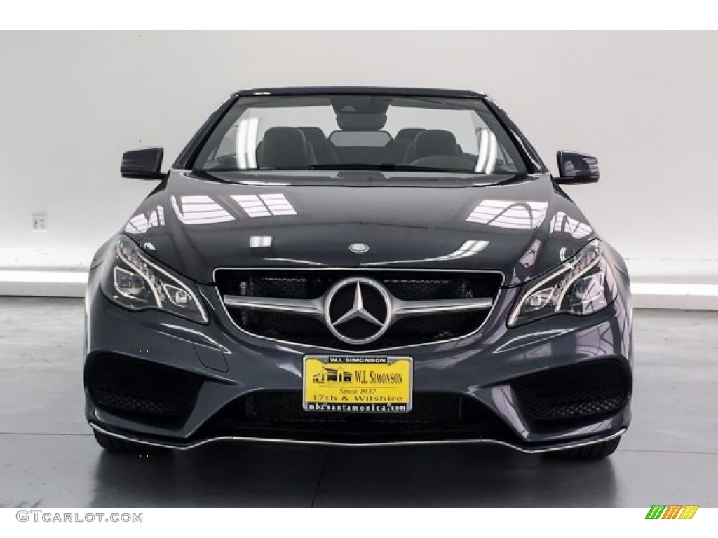 2016 E 400 Cabriolet - Steel Grey Metallic / Black photo #2