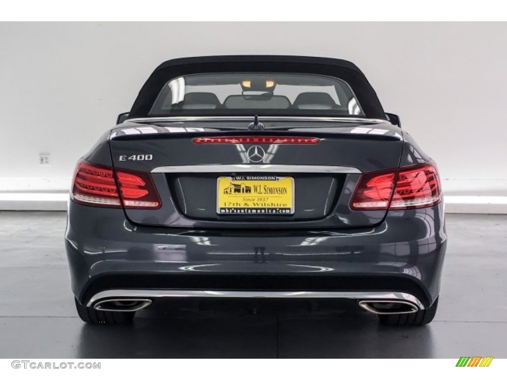 2016 E 400 Cabriolet - Steel Grey Metallic / Black photo #3