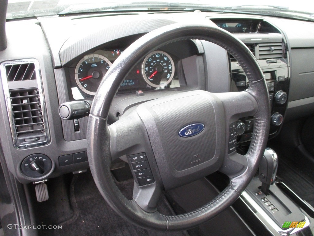2012 Escape Limited V6 4WD - Ebony Black / Charcoal Black photo #14
