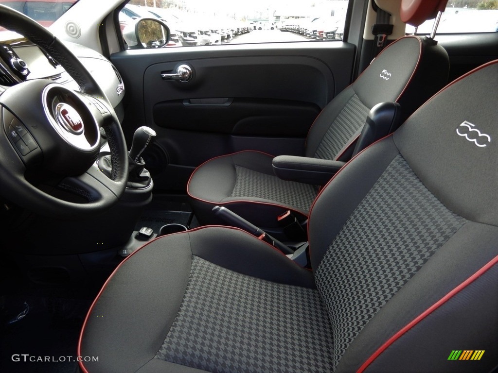 2018 Fiat 500 Pop Cabrio Front Seat Photo #130367762