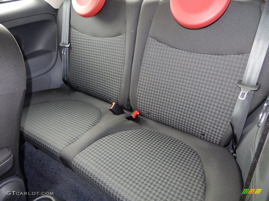 Nero (Black) Interior 2018 Fiat 500 Pop Cabrio Photo #130367768