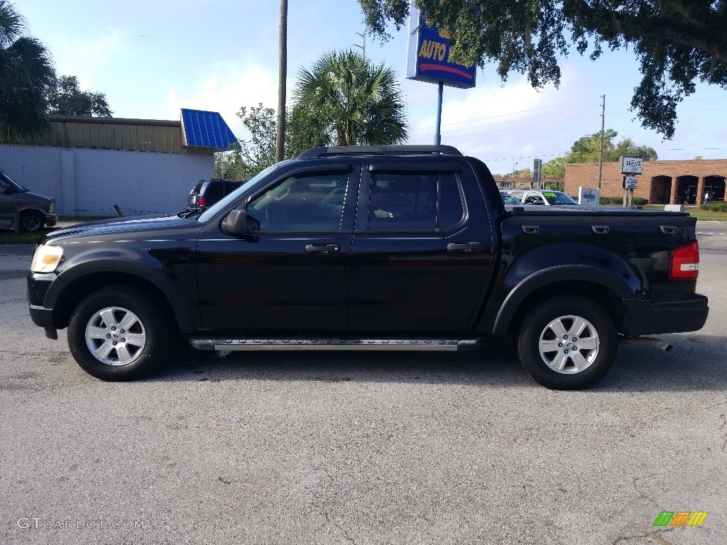 2008 Explorer Sport Trac XLT - Black / Dark Charcoal photo #6