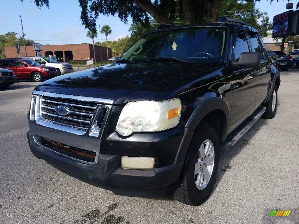 2008 Explorer Sport Trac XLT - Black / Dark Charcoal photo #7