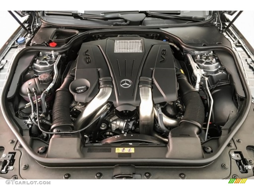2019 Mercedes-Benz SL 550 Roadster 4.7 Liter DI biturbo DOHC 32-Valve VVT V8 Engine Photo #130370403