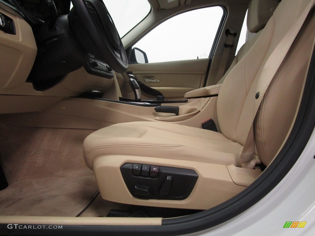 2015 3 Series 320i xDrive Sedan - Alpine White / Venetian Beige photo #11