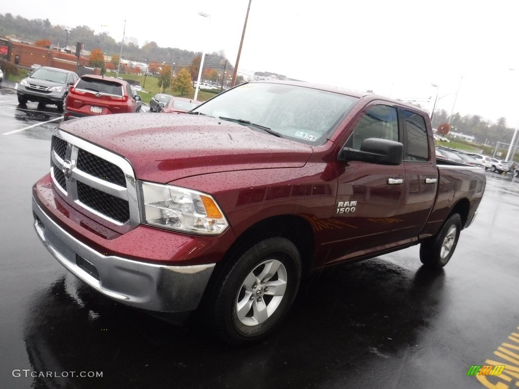 2018 1500 SLT Quad Cab 4x4 - Delmonico Red Pearl / Black/Diesel Gray photo #5