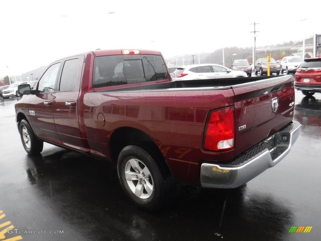 2018 1500 SLT Quad Cab 4x4 - Delmonico Red Pearl / Black/Diesel Gray photo #7