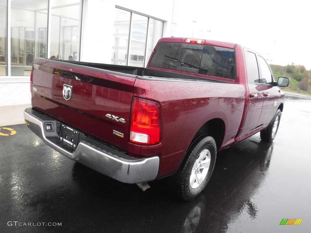 2018 1500 SLT Quad Cab 4x4 - Delmonico Red Pearl / Black/Diesel Gray photo #10
