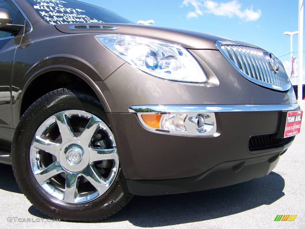 2009 Enclave CXL AWD - Cocoa Metallic / Cocoa/Cashmere photo #2