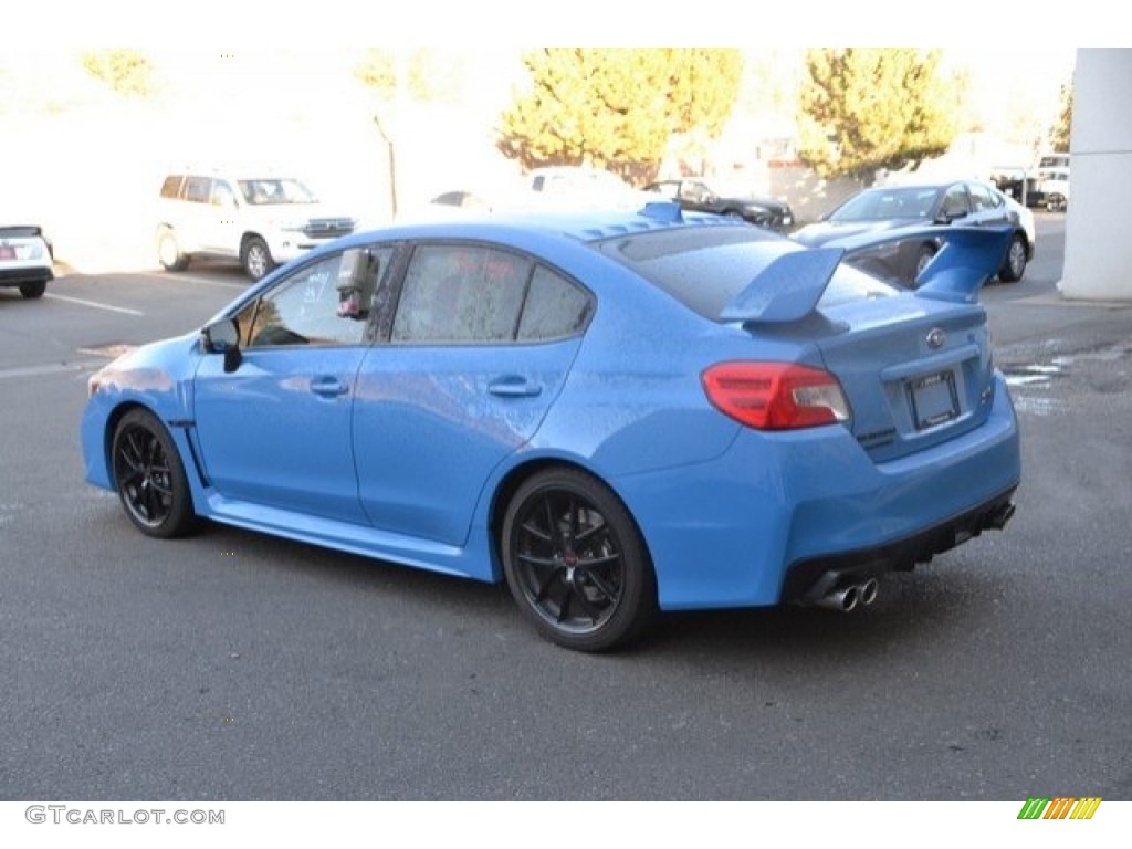 2016 WRX STI HyperBlue Limited Edition - Hyper Blue / Carbon Black/Hyper Blue photo #4