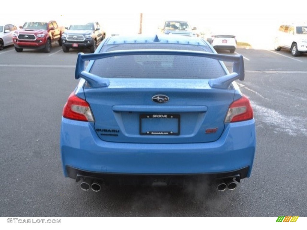 2016 WRX STI HyperBlue Limited Edition - Hyper Blue / Carbon Black/Hyper Blue photo #5