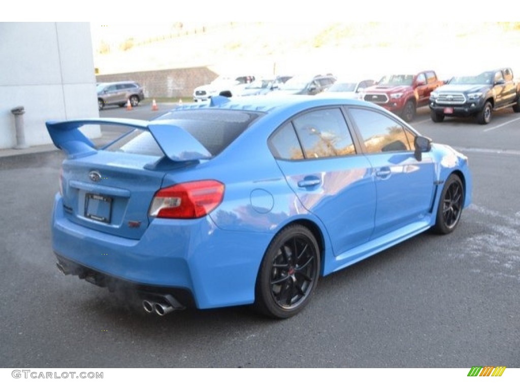 2016 WRX STI HyperBlue Limited Edition - Hyper Blue / Carbon Black/Hyper Blue photo #6