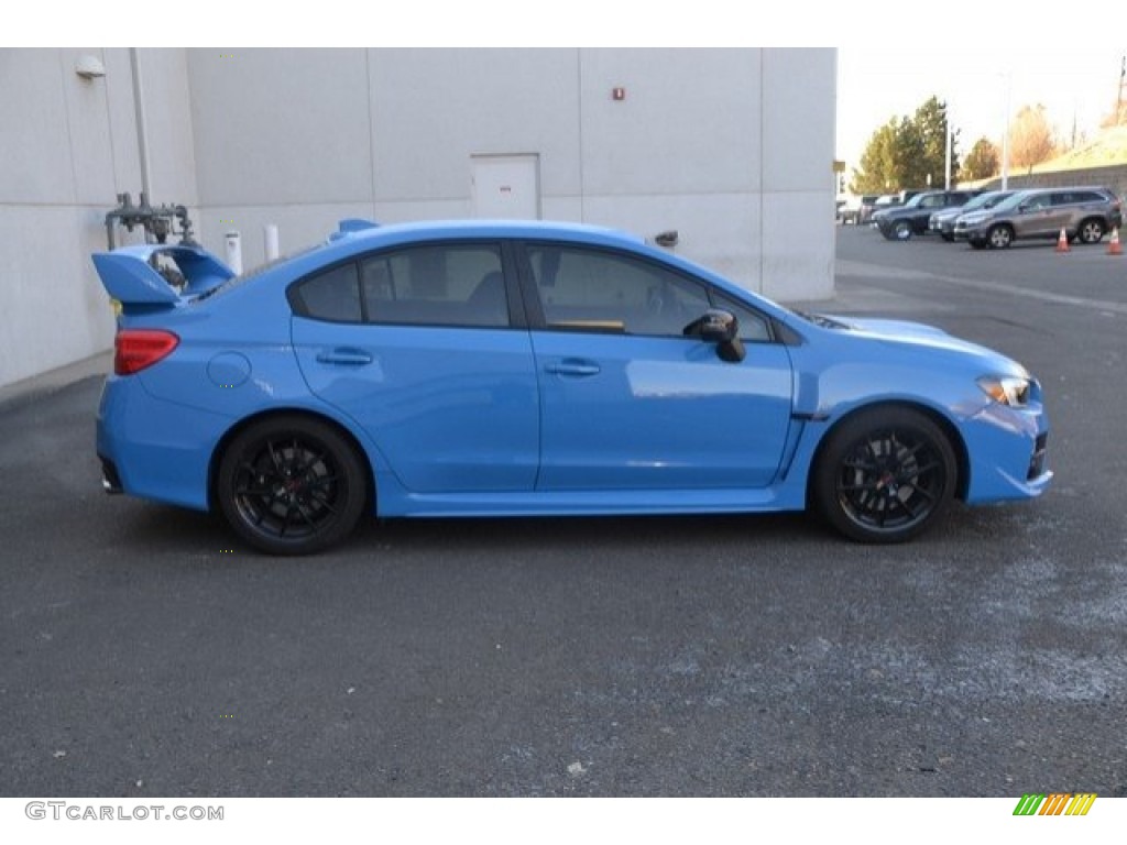 2016 WRX STI HyperBlue Limited Edition - Hyper Blue / Carbon Black/Hyper Blue photo #7