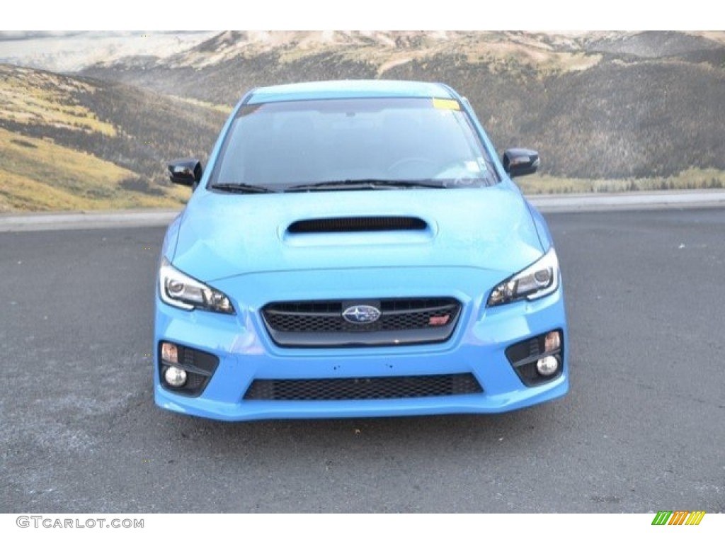 2016 WRX STI HyperBlue Limited Edition - Hyper Blue / Carbon Black/Hyper Blue photo #8