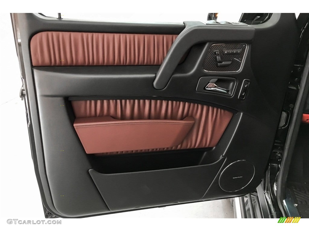 2018 Mercedes-Benz G 63 AMG designo Mystic Red Door Panel Photo #130372989