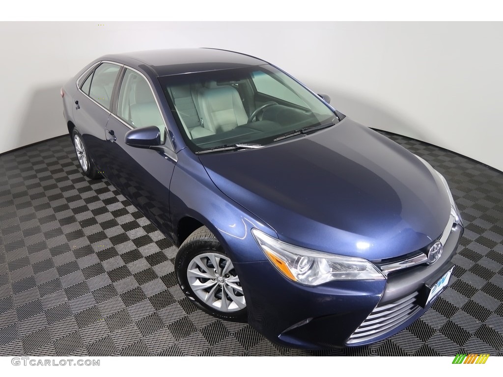 2015 Camry LE - Parisian Night Pearl / Black photo #1