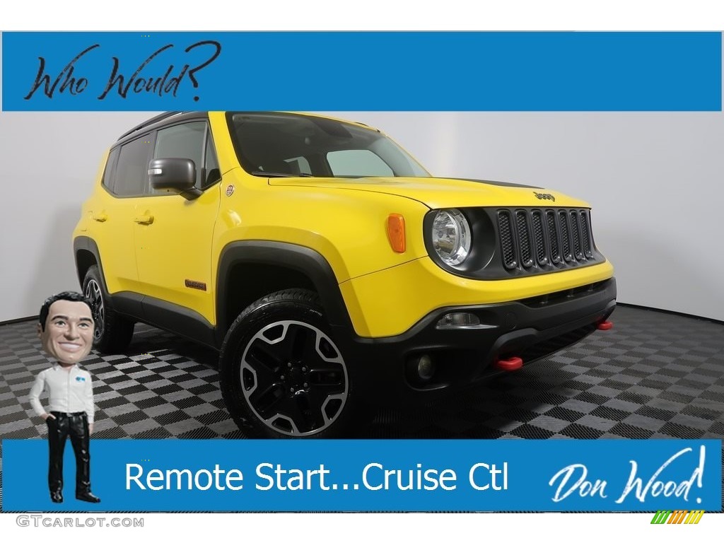 Solar Yellow Jeep Renegade