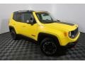 2017 Solar Yellow Jeep Renegade Trailhawk 4x4  photo #5