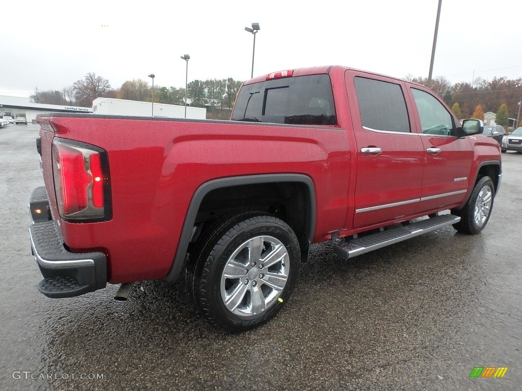 2018 Sierra 1500 SLT Crew Cab 4WD - Red Quartz Tintcoat / Cocoa/­Dune photo #5