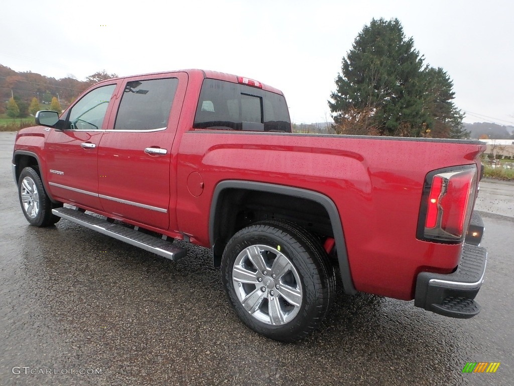 2018 Sierra 1500 SLT Crew Cab 4WD - Red Quartz Tintcoat / Cocoa/­Dune photo #7