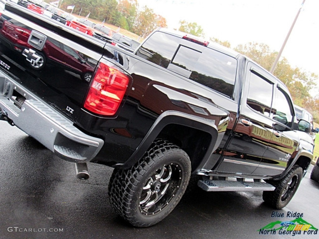 2014 Silverado 1500 LTZ Crew Cab - Black / Cocoa/Dune photo #35