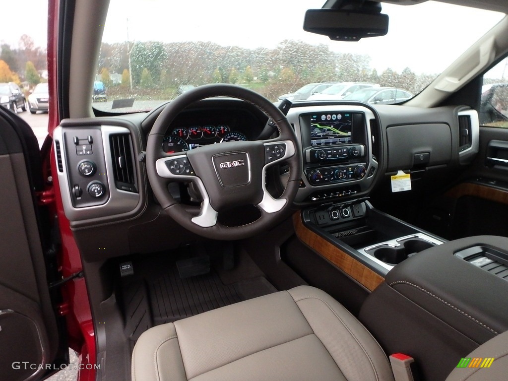 2018 Sierra 1500 SLT Crew Cab 4WD - Red Quartz Tintcoat / Cocoa/­Dune photo #12