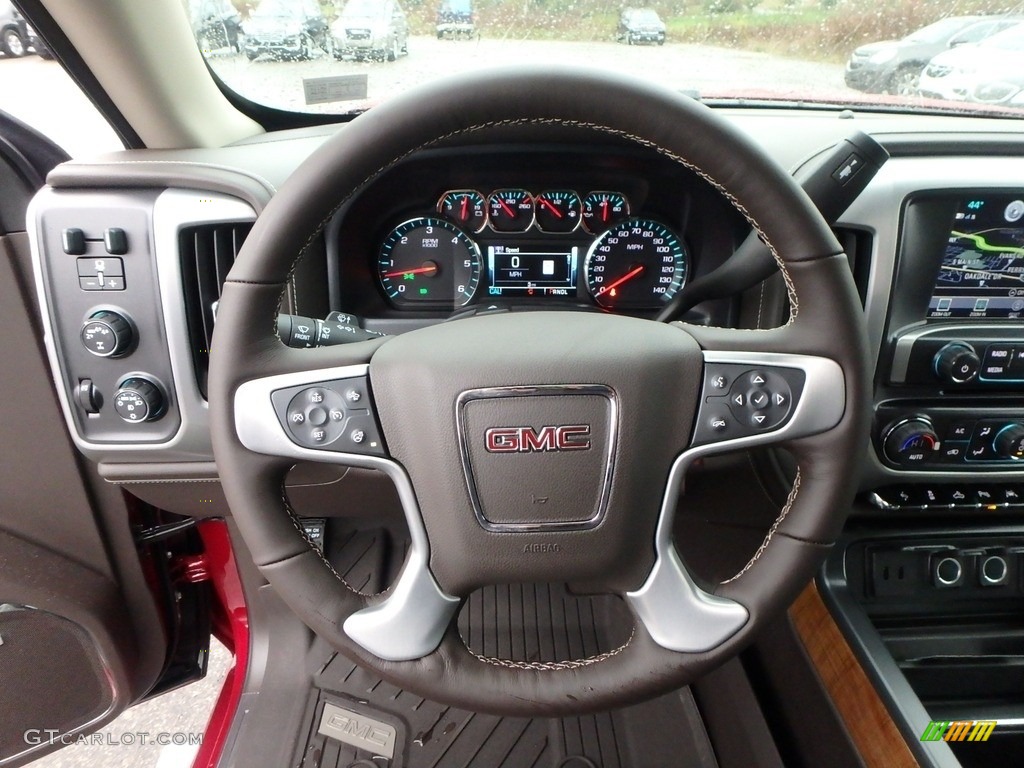 2018 Sierra 1500 SLT Crew Cab 4WD - Red Quartz Tintcoat / Cocoa/­Dune photo #17