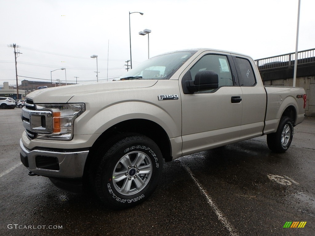 White Gold 2018 Ford F150 XLT SuperCab 4x4 Exterior Photo #130377594