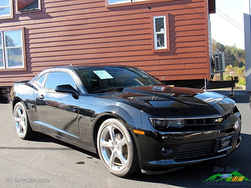 2014 Camaro LT Coupe - Black / Gray photo #7