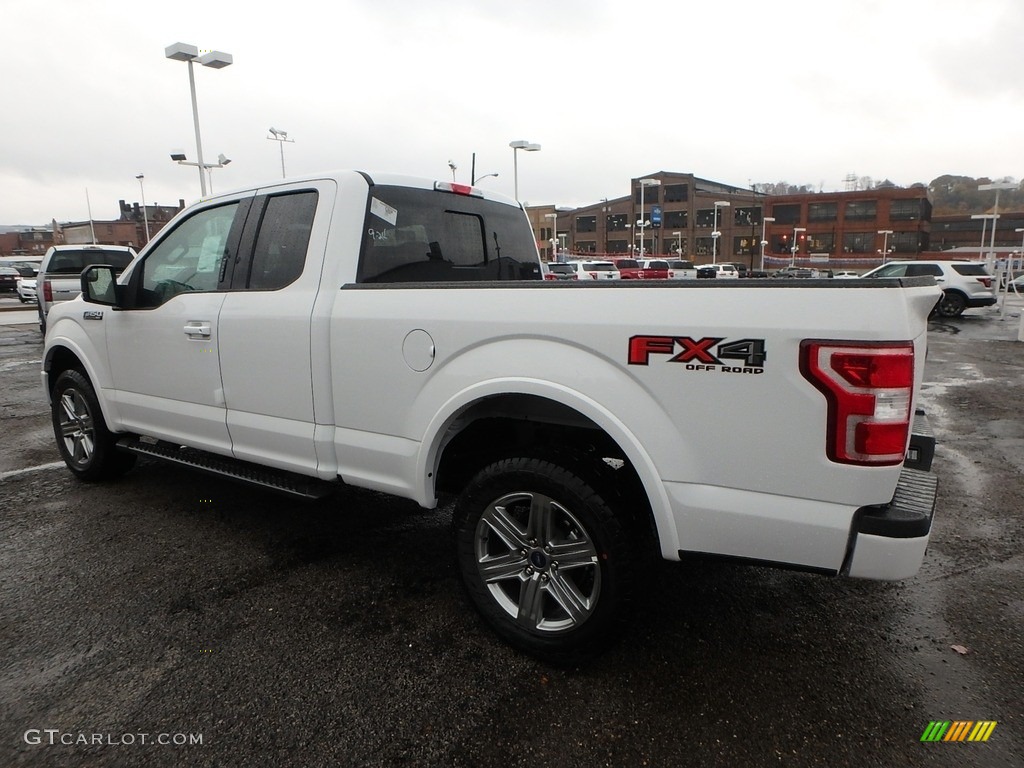 2018 F150 XLT SuperCab 4x4 - Oxford White / Black photo #4