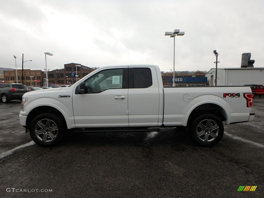 2018 F150 XLT SuperCab 4x4 - Oxford White / Black photo #5