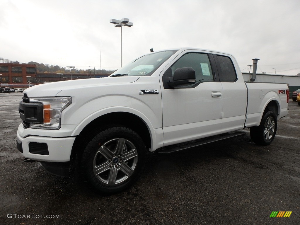 2018 F150 XLT SuperCab 4x4 - Oxford White / Black photo #6