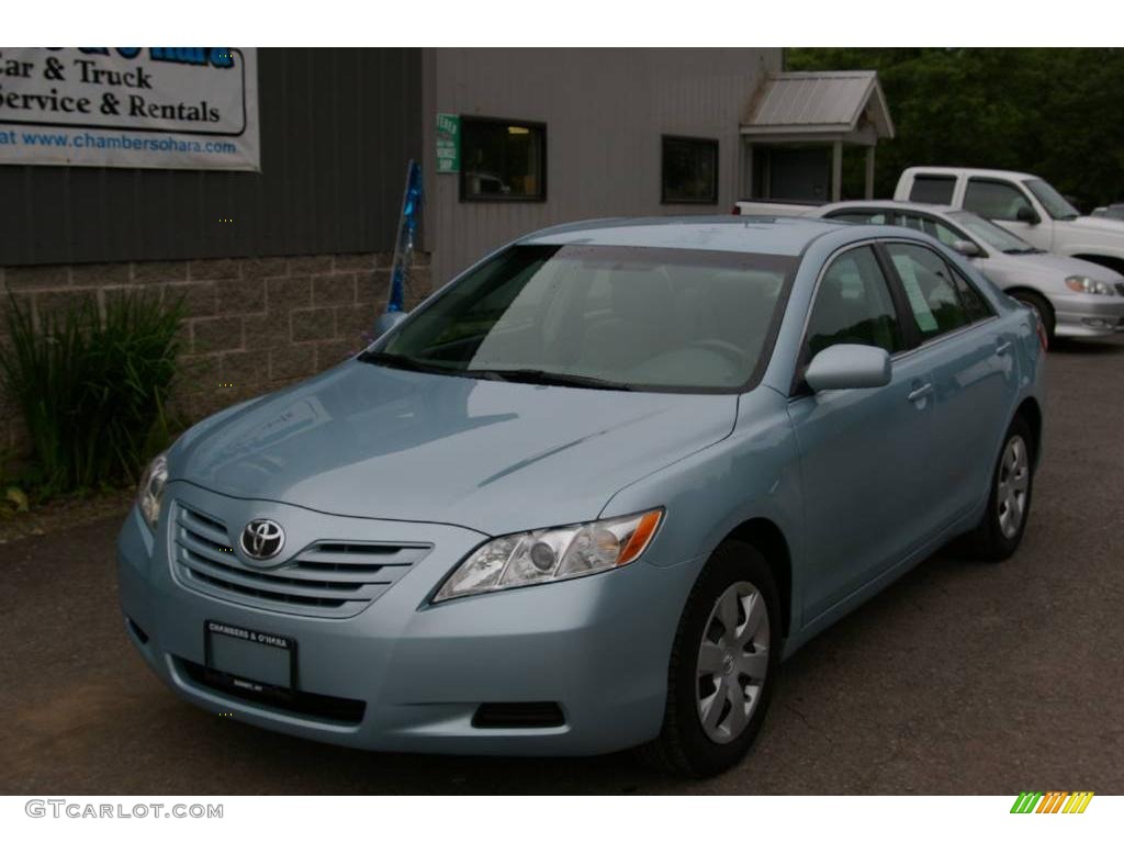 2007 Camry LE - Sky Blue Pearl / Ash photo #1