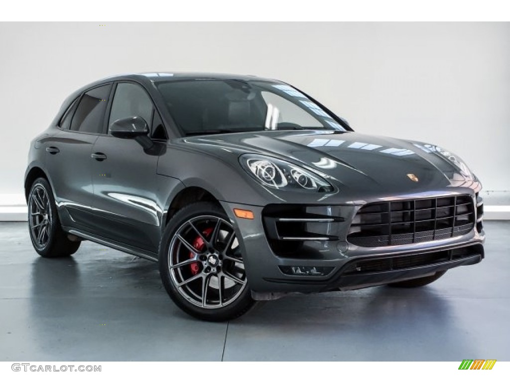 2015 Macan Turbo - Agate Grey Metallic / Black photo #14