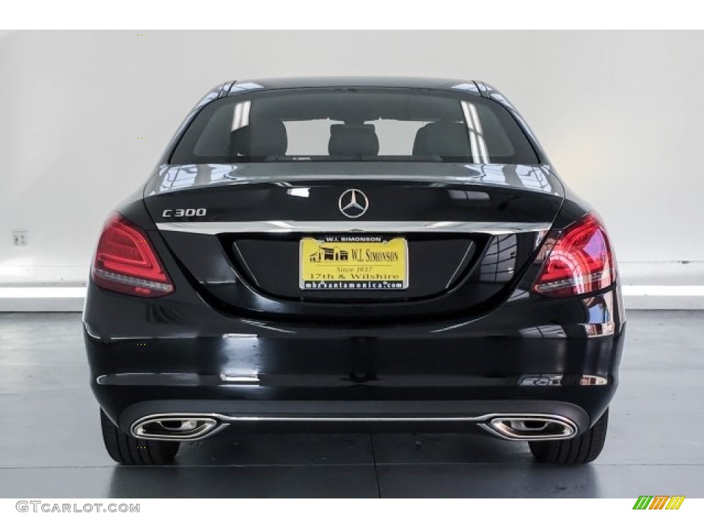 2019 C 300 Sedan - Black / Black photo #3