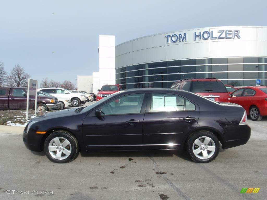 2007 Fusion SE - Dark Amethyst Metallic / Charcoal Black photo #2