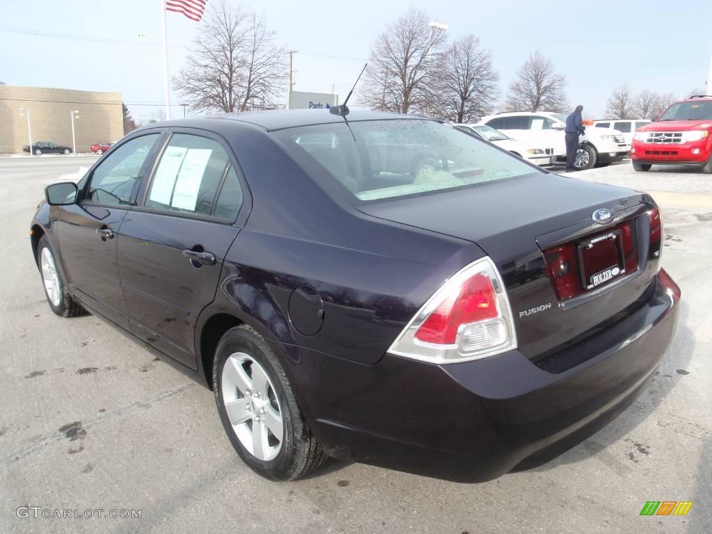 2007 Fusion SE - Dark Amethyst Metallic / Charcoal Black photo #3