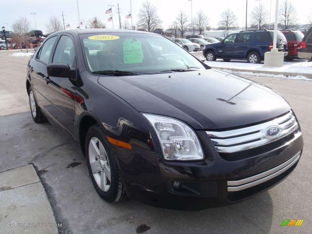 2007 Fusion SE - Dark Amethyst Metallic / Charcoal Black photo #7
