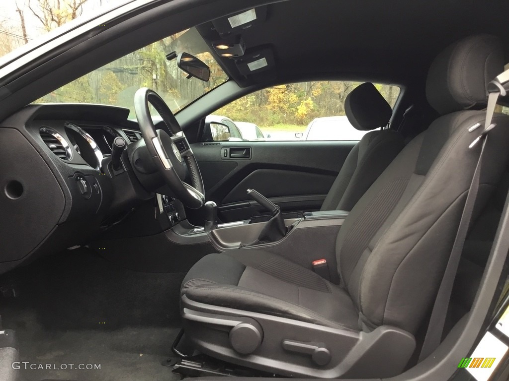 2014 Mustang V6 Premium Coupe - Black / Charcoal Black photo #11