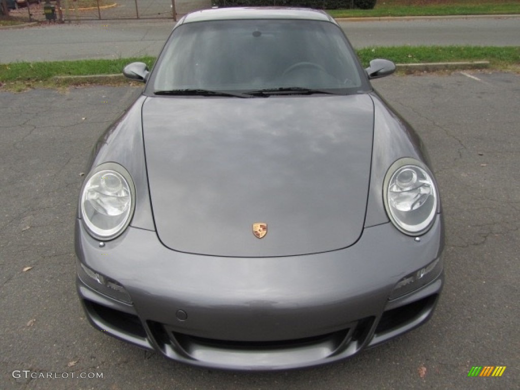 2008 911 Carrera S Coupe - Meteor Grey Metallic / Black photo #2