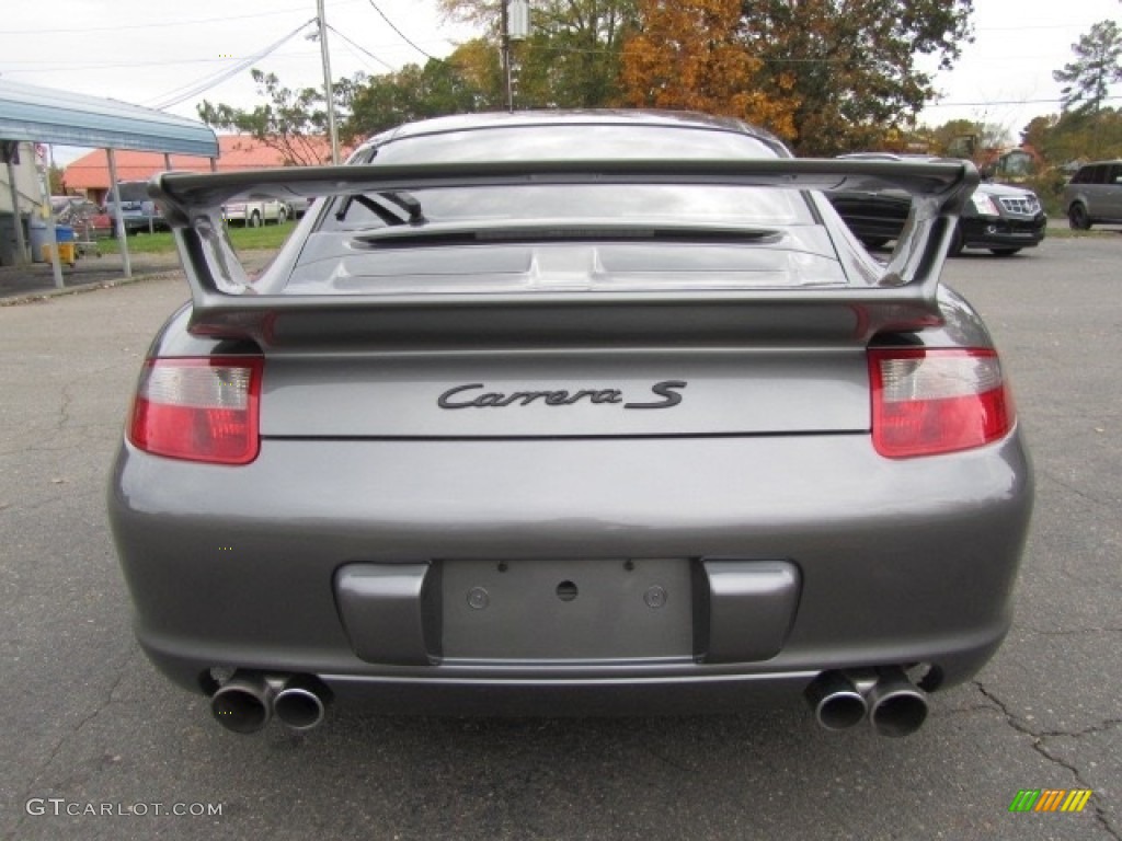 2008 911 Carrera S Coupe - Meteor Grey Metallic / Black photo #6