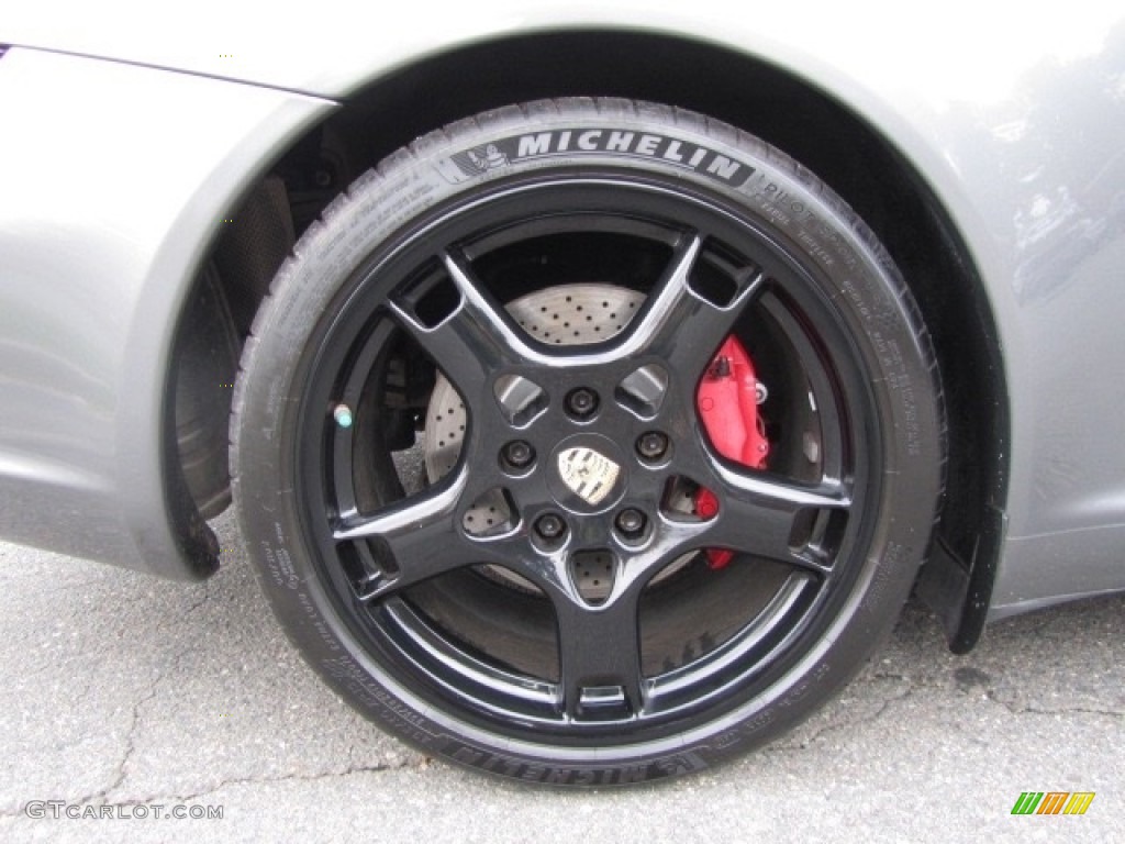 2008 911 Carrera S Coupe - Meteor Grey Metallic / Black photo #15