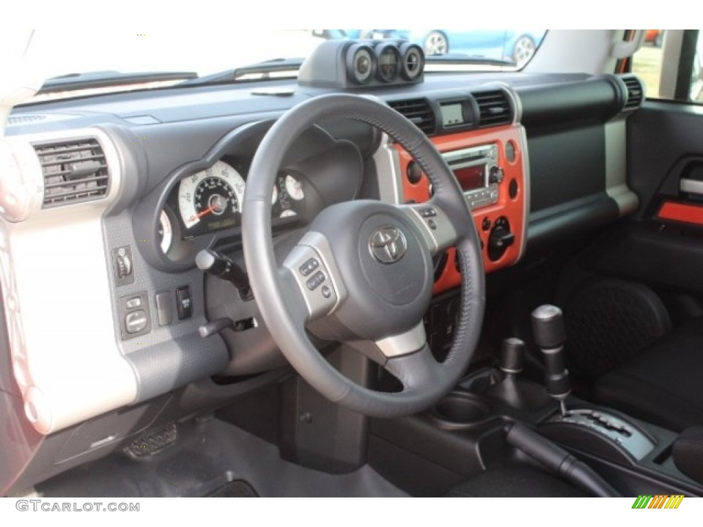 2014 FJ Cruiser 4WD - Magma Orange / Dark Charcoal photo #14