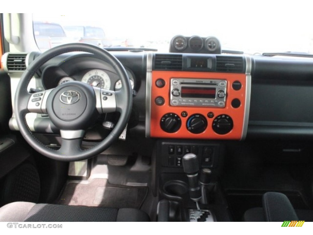 2014 FJ Cruiser 4WD - Magma Orange / Dark Charcoal photo #26