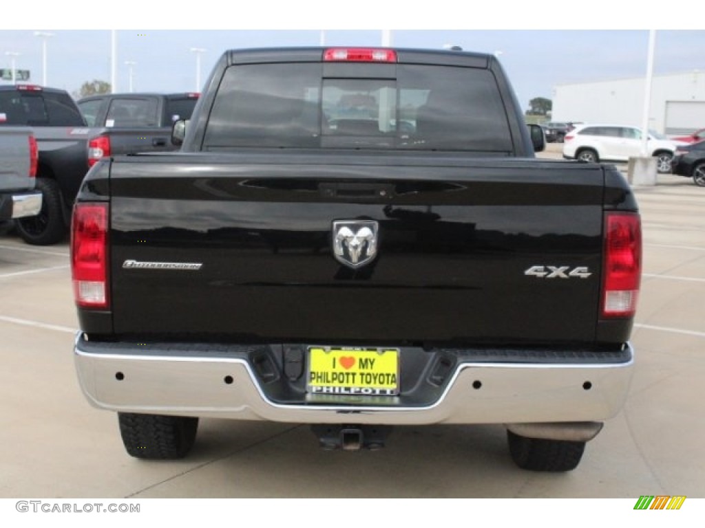 2012 Ram 1500 Outdoorsman Crew Cab 4x4 - Black / Dark Slate Gray/Medium Graystone photo #8