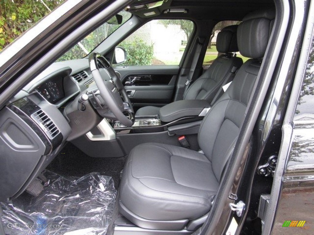 Ebony/Ebony Interior 2019 Land Rover Range Rover Supercharged Photo #130387595